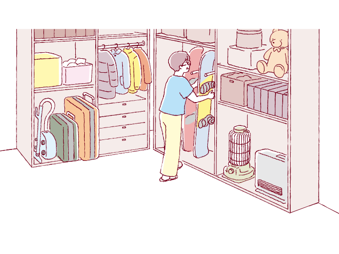 隠す収納