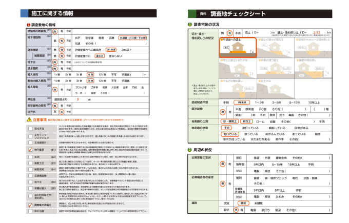 地盤報告書